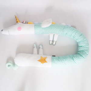Serpiente de cama - unicornio - Mint dots