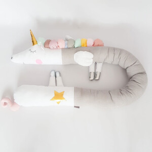 Serpiente de cama - unicornio - Gray